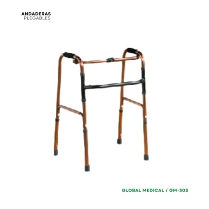 Andadera Plegable mixta 4 Puntos GM-303