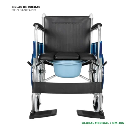 Silla de Ruedas con Inodoro GM-105