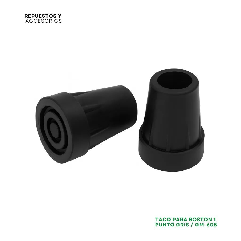 Respuesto y accesorio taco GM-608 Taco para bastón 1 punto GM-608 repuesto para movilidad