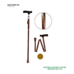 Bastón plegable GM-412 color bronce de aluminio ultraligero