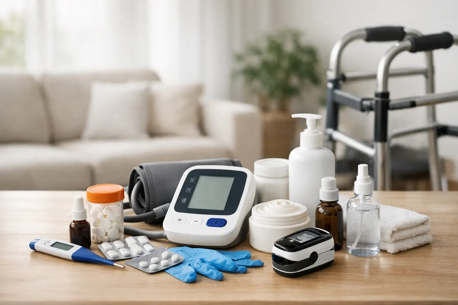 Productos esenciales para cuidado domiciliario