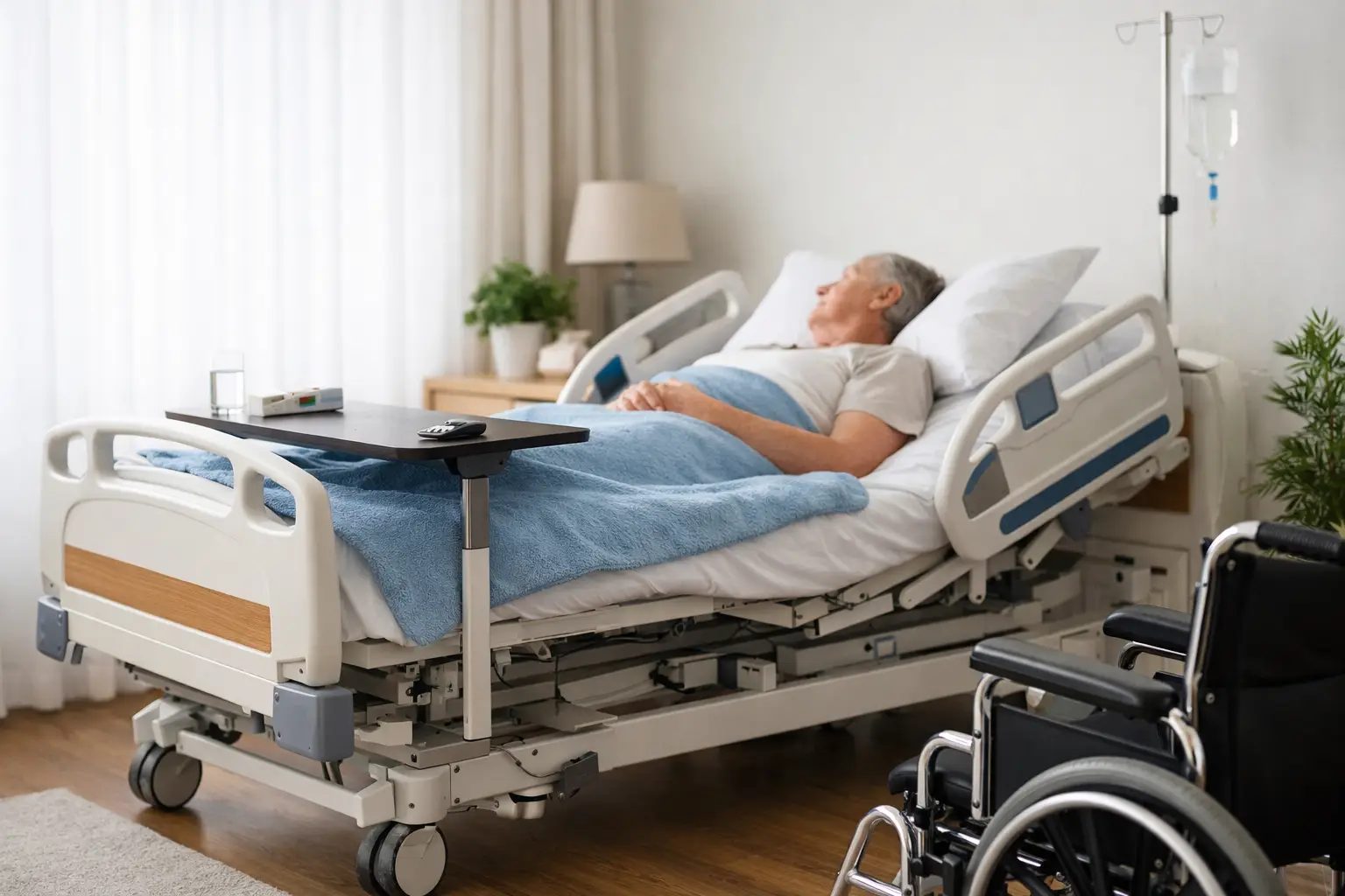 Qué cama necesita un paciente postrado en casa