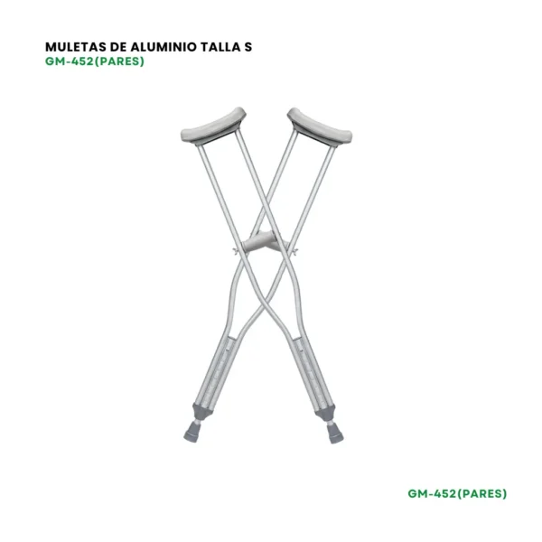 Muletas de Aluminio S GM-452