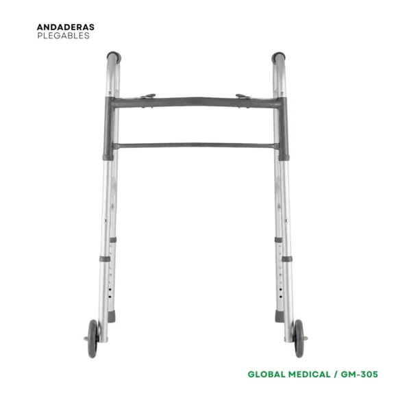 Andadera plegable mixta color plata GM-305