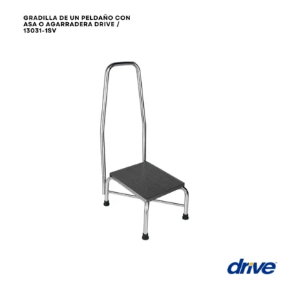 Gradilla de un peldaño con agarradera 13031-1sv