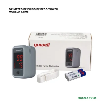 Oximetro de pulso de dedo yuwell modelo yx105