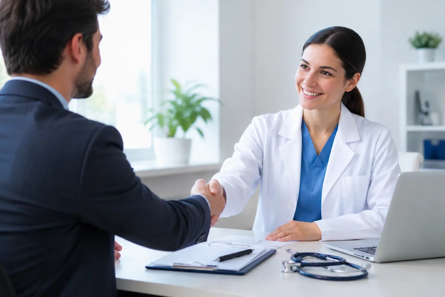 Ejemplo de compra institucional médica segura