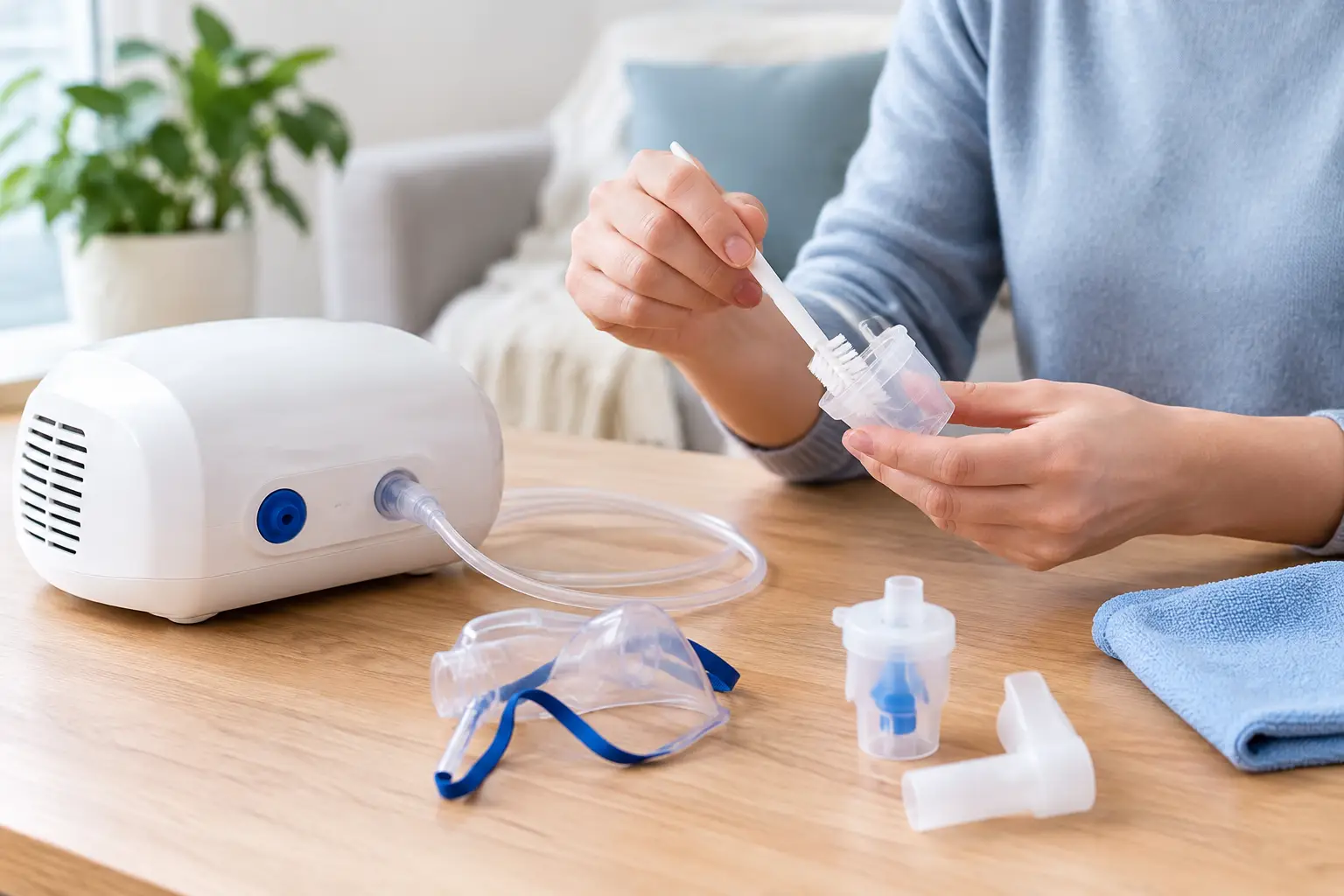 Mantenimiento de nebulizadores para casa
